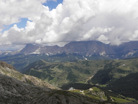 Panorama sull'Alta Badia